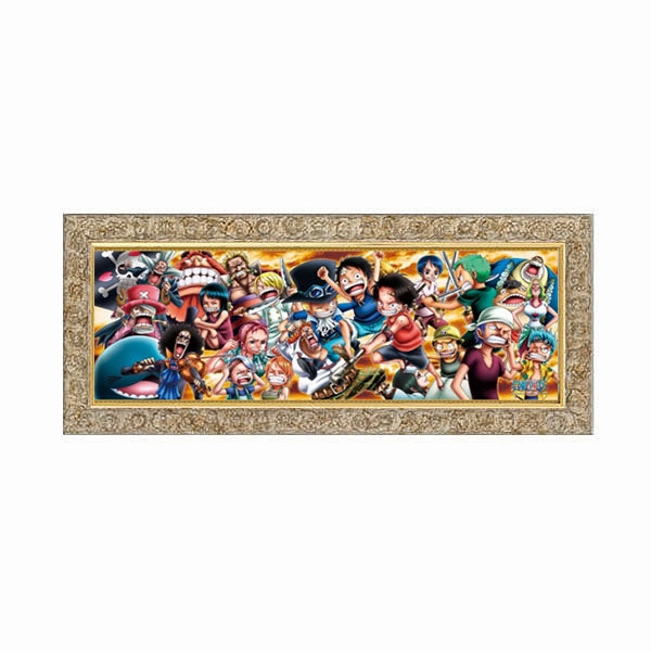One Piece 352 pieces of puzzle << One Piece Chronicle 3 ~ >> 18.2x51.5cm with Frame include Chibi Object Designer creation
