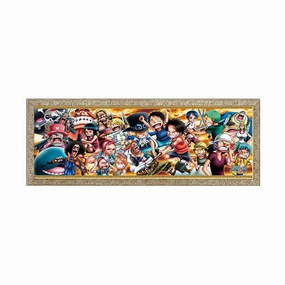 Rococo Sculpture Gift For Him One Piece 950 pieces of puzzle << One Piece Chronicle III >> 34x102cm with Frame included