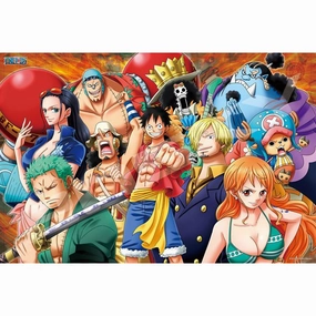 One Piece Jigsaw Puzzle 1000 Piece (Pirate "Straw Hat Pirates") 1000-587 Limited Object Protective Case