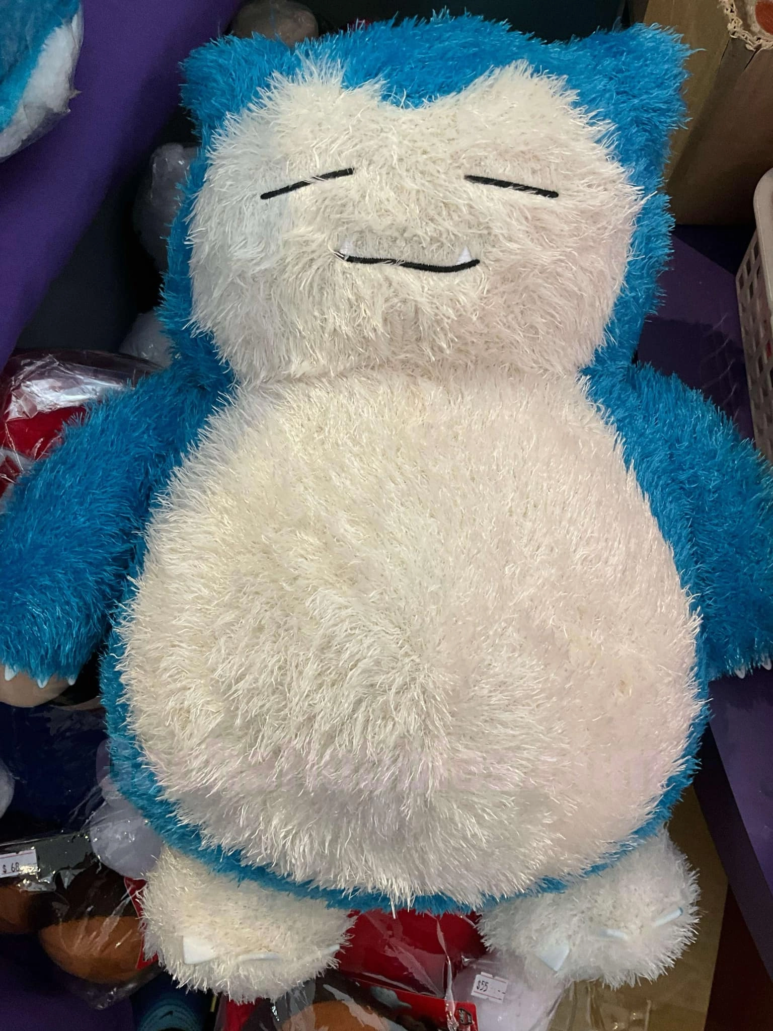Vinyl Model Instagram Worthy Pokemon Kutsurogi Time Snorlax Sleeping Furry Big Plush (In-stock)