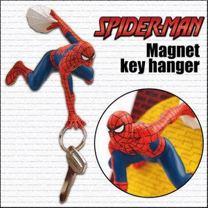 Marvel Spiderman Magnet Key Hanger Pewter Figure