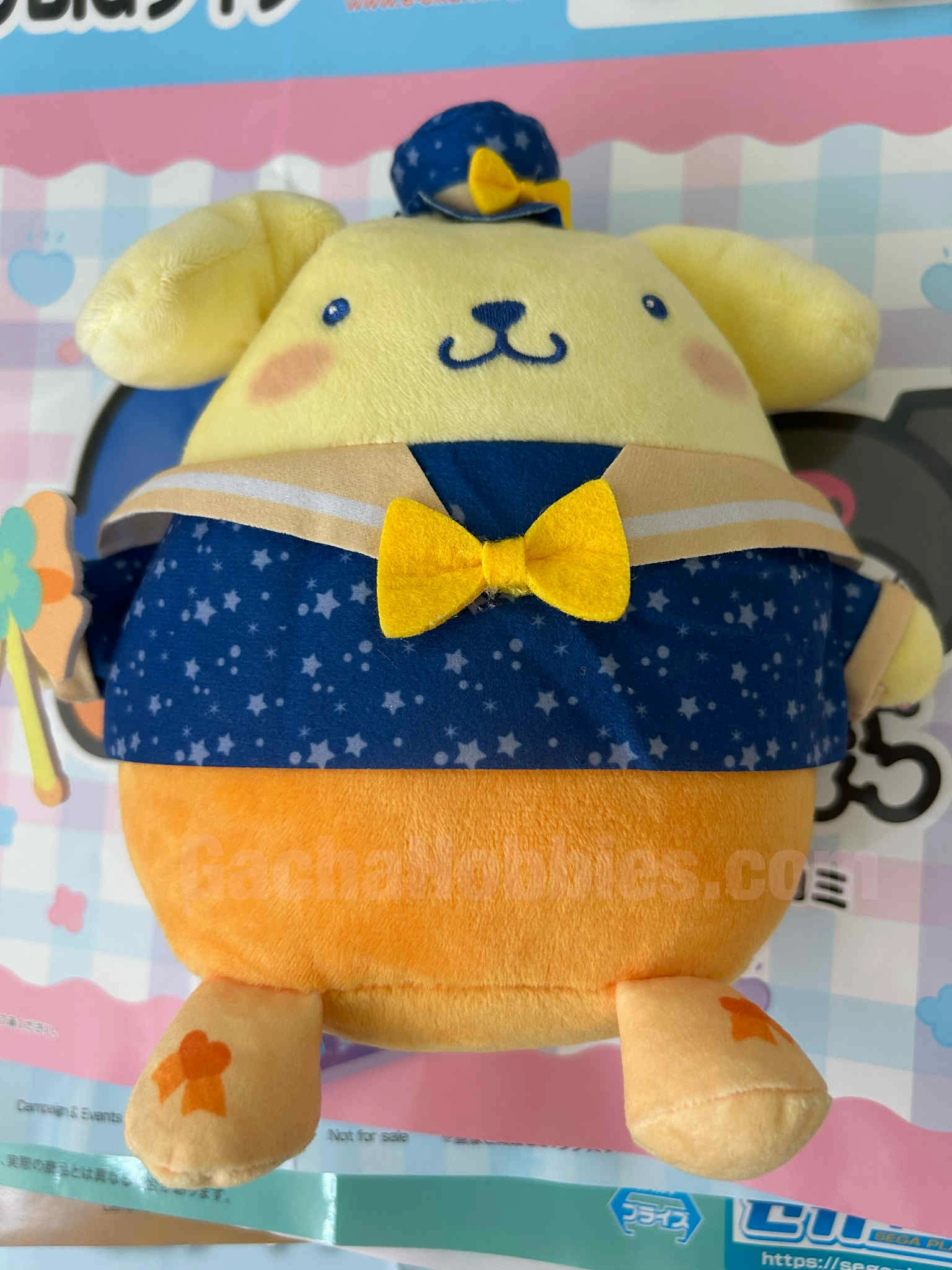 Sanrio Starry Sailor Pom Pom Purin Small Plush (In-stock) Balcony Decoration