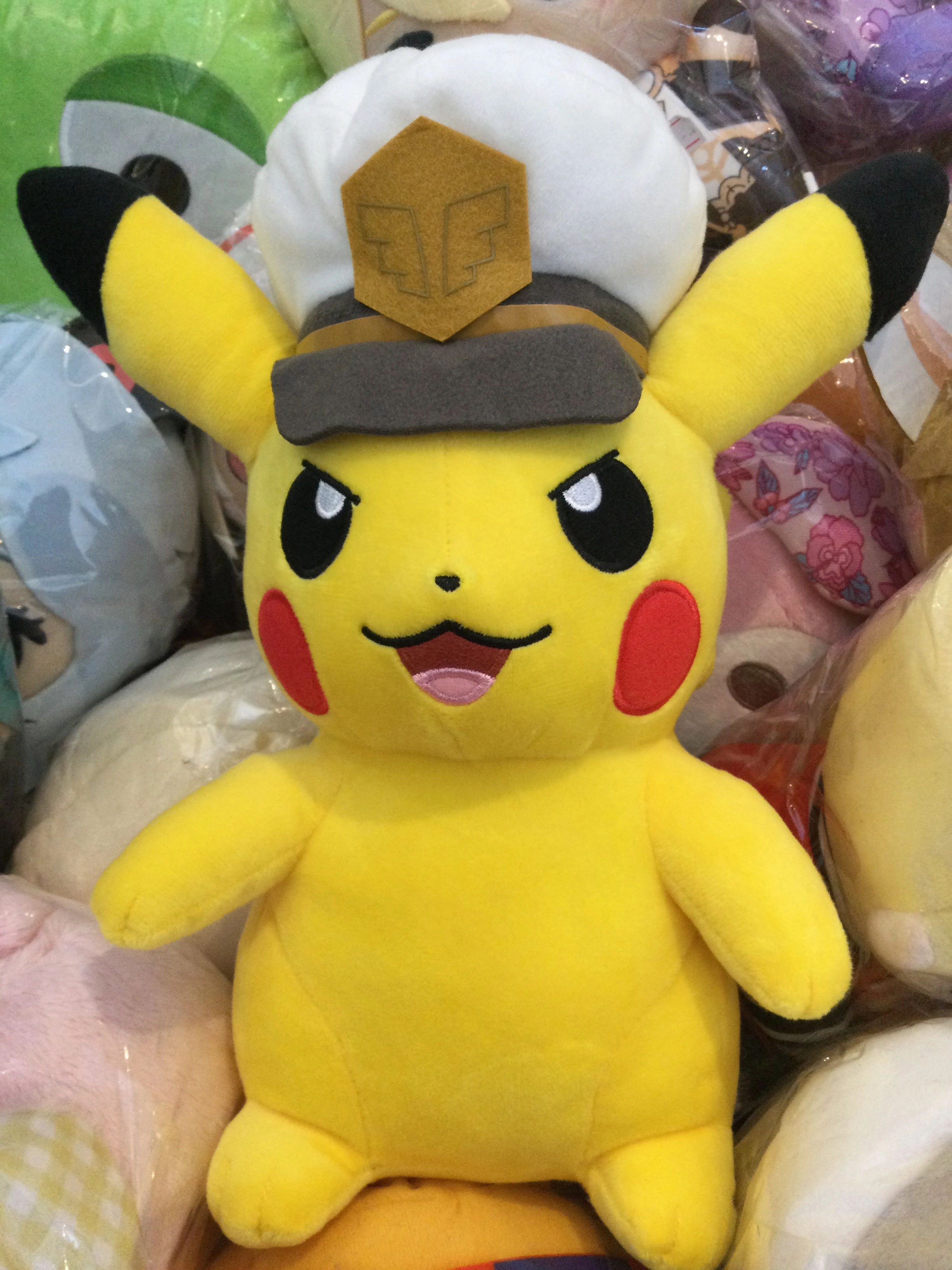 Pokemon Captain Pikachu Medium Plush Type A (In-stock) Story Driven