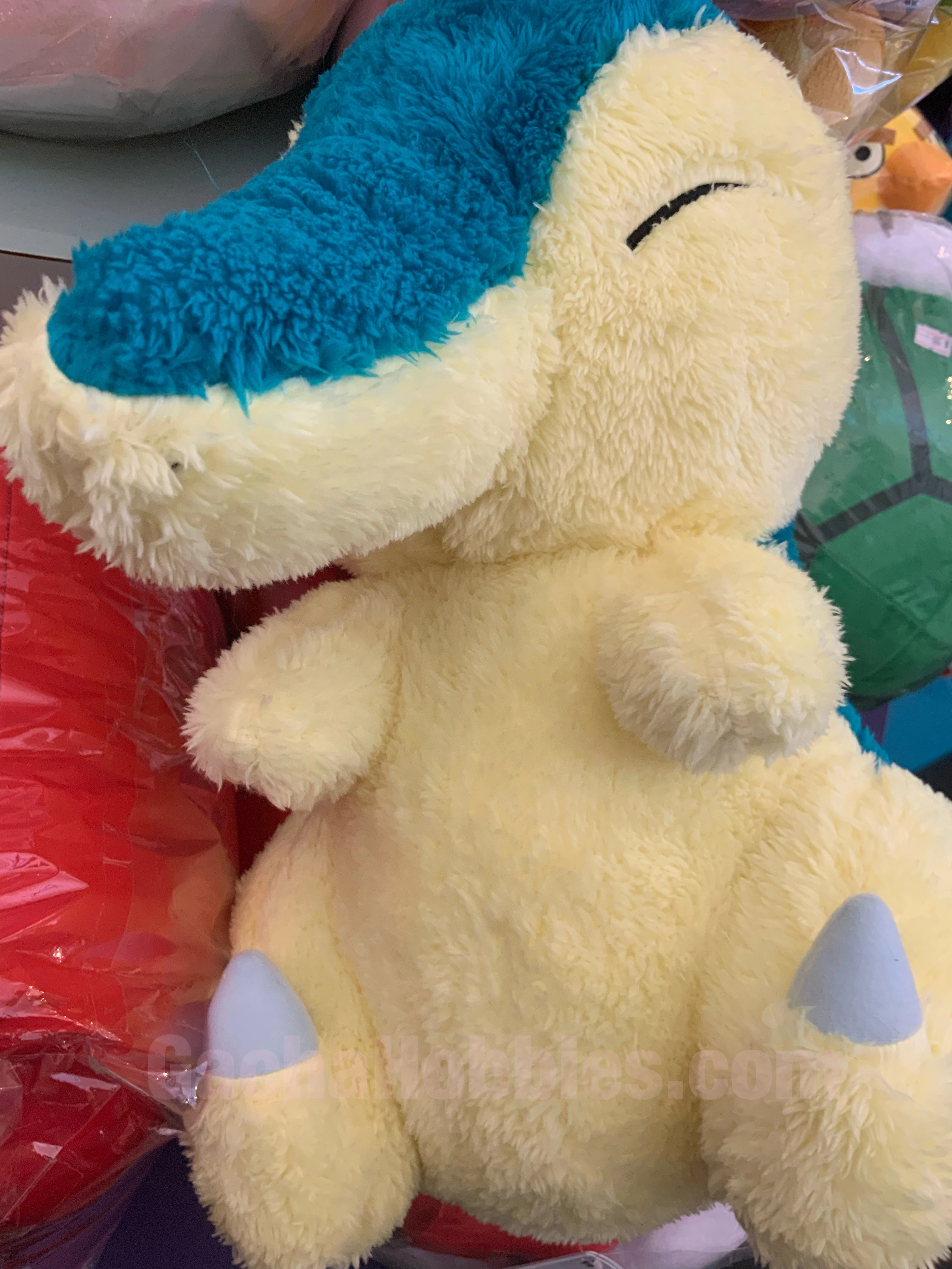 Anime Hobby Train Model Pokemon Cyndaquil Furry Big Plush (In-stock)