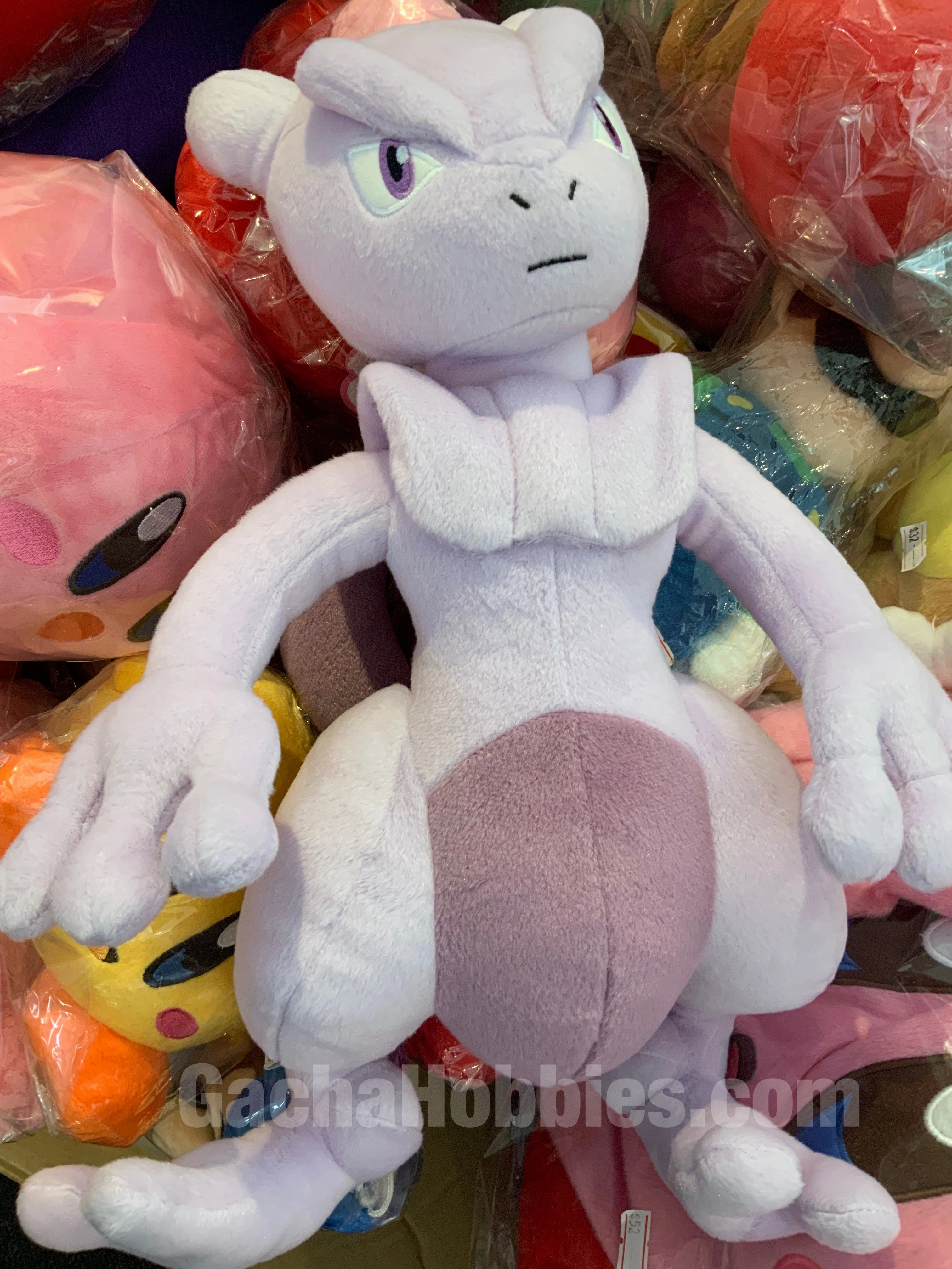Wild Animal Character Merchandise Pokemon Mew Two Strikes Back Evolution Mewtwo Large Size Plush (In-stock)