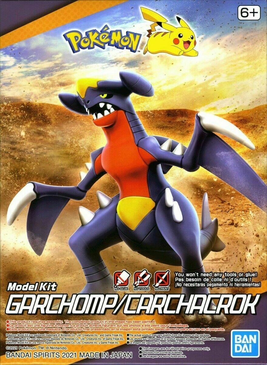 Pokemon Model Kit GARCHOMP Brick and mortar