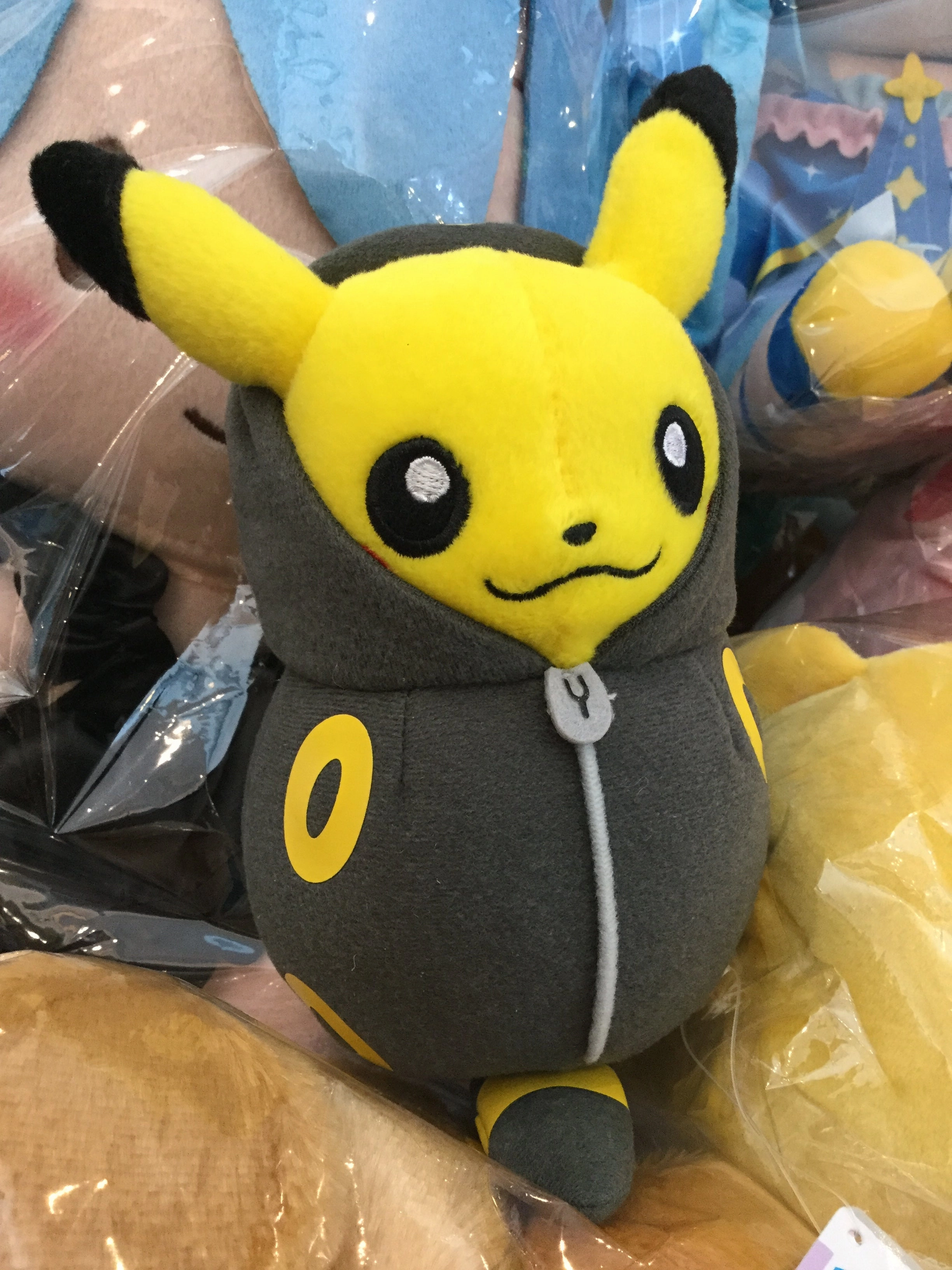 Fictional Character Social media Pokemon Nebukuro Collection Pikachu x Umbreon Small Plush (In-stock)