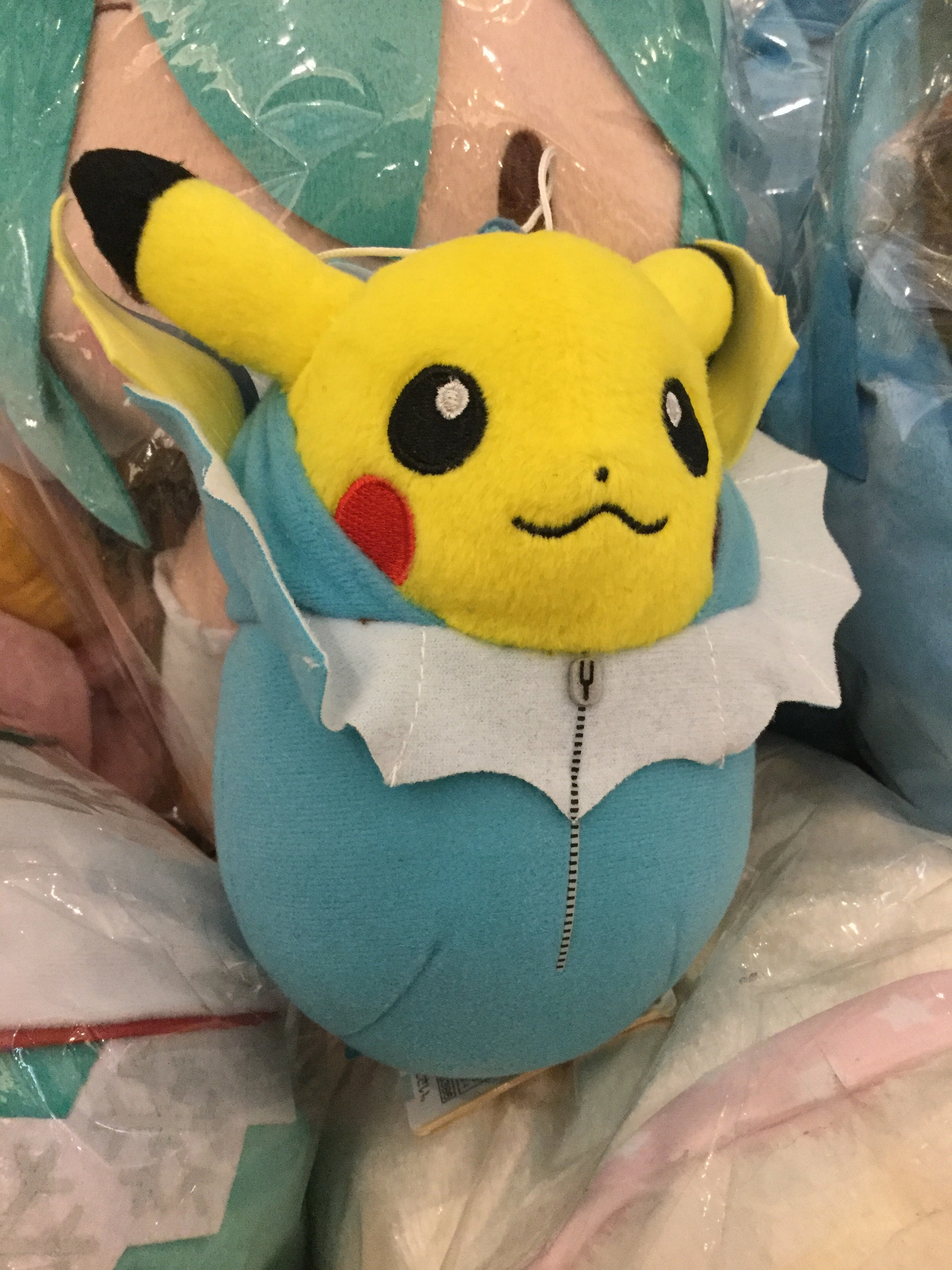 Premium product Pokemon Nebukuro Collection Pikachu x Vaporeon Small Plush (In-stock)