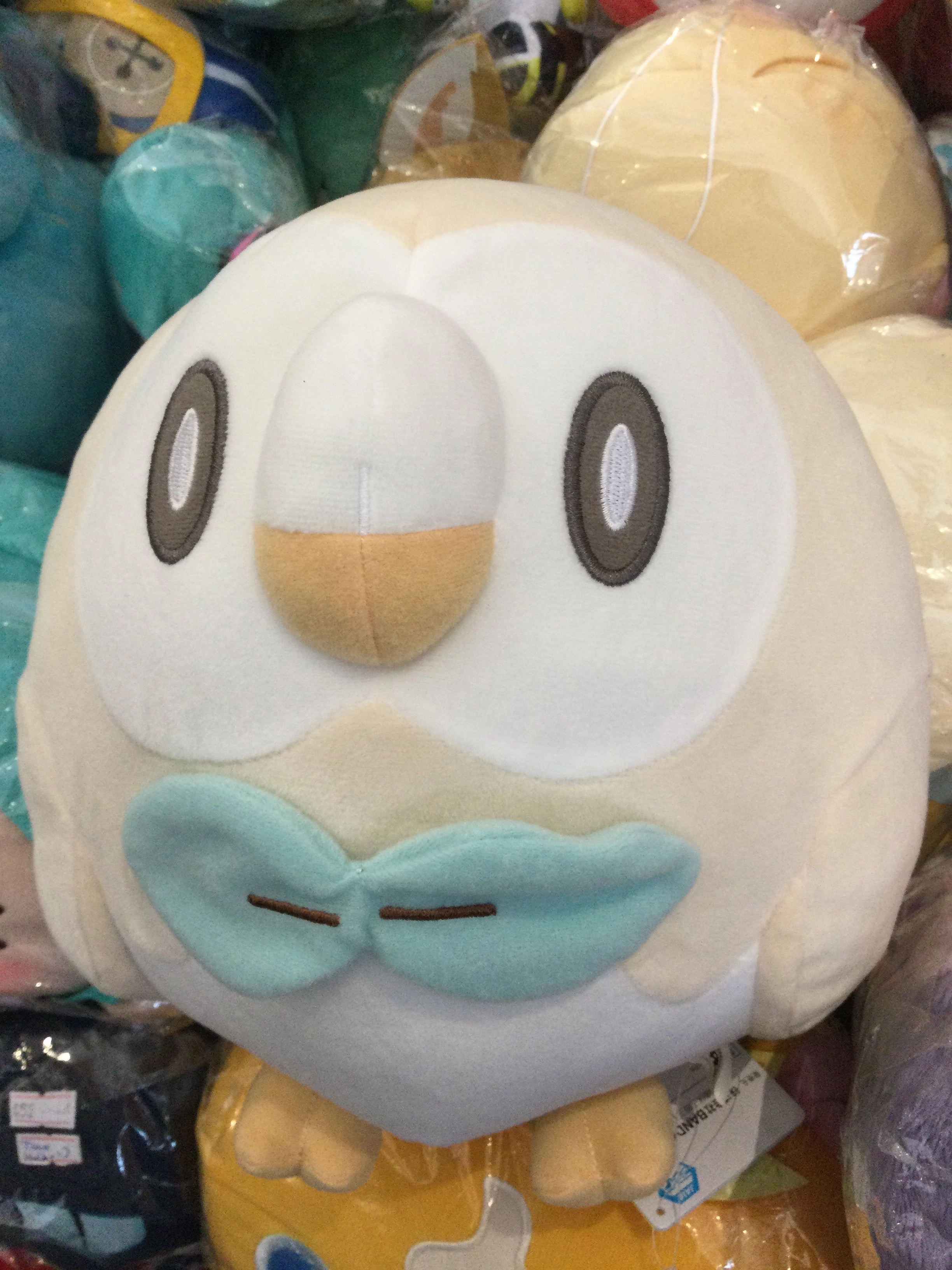 Rustic style Pokemon Peaceful Place Rowlet Medium Plush (In-stock)