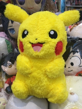 Library Decor Pokemon Pikachu Furry Medium Plush (In-stock)