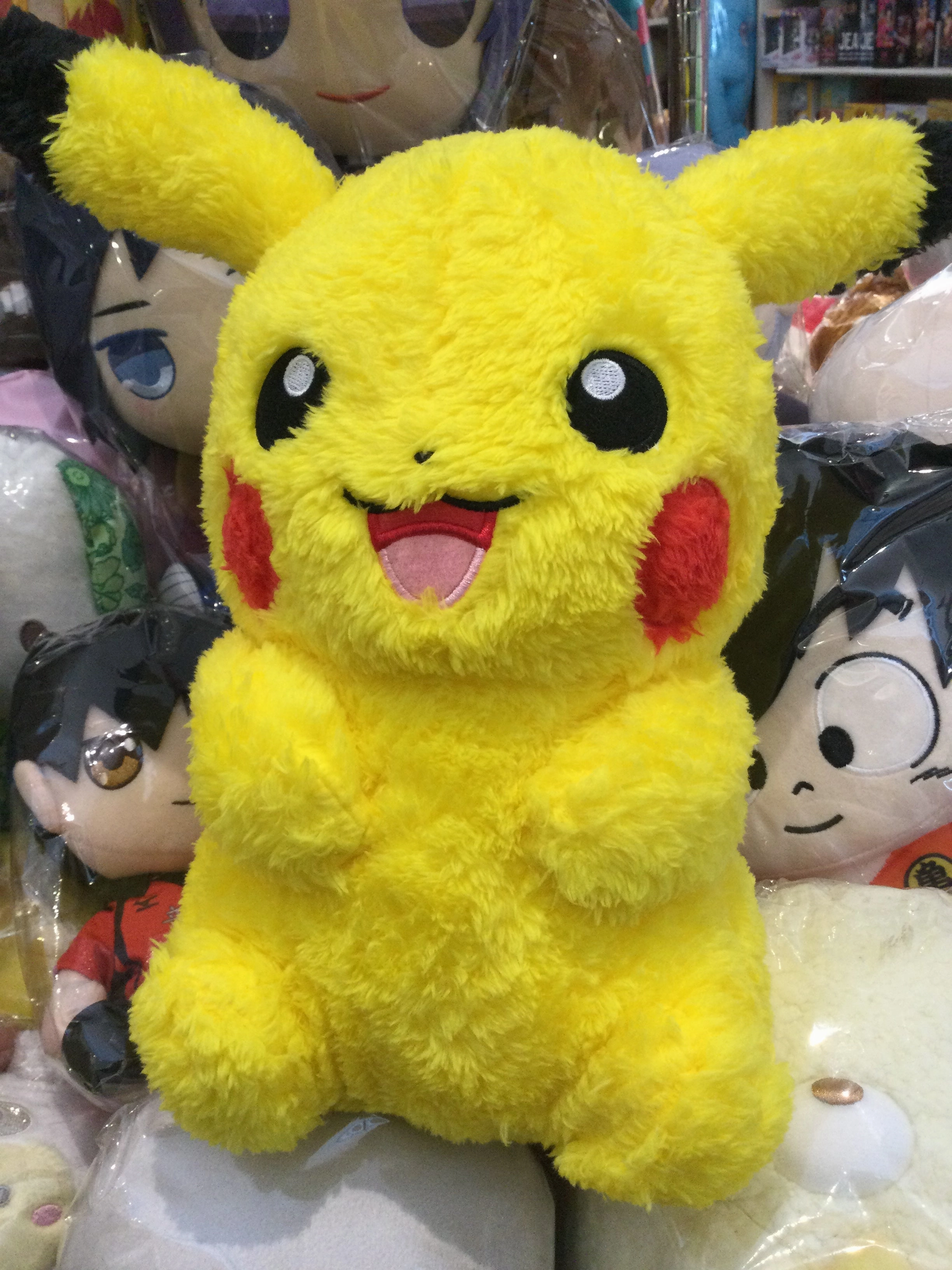 Library Decor Pokemon Pikachu Furry Medium Plush (In-stock)