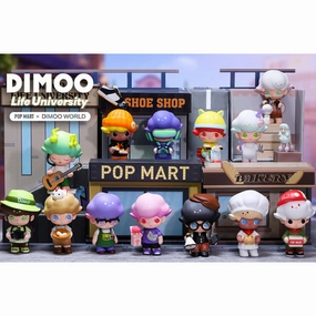 Animal Figure Assembly Required Pop Mart - Dimoo Life University Series Mini Figure