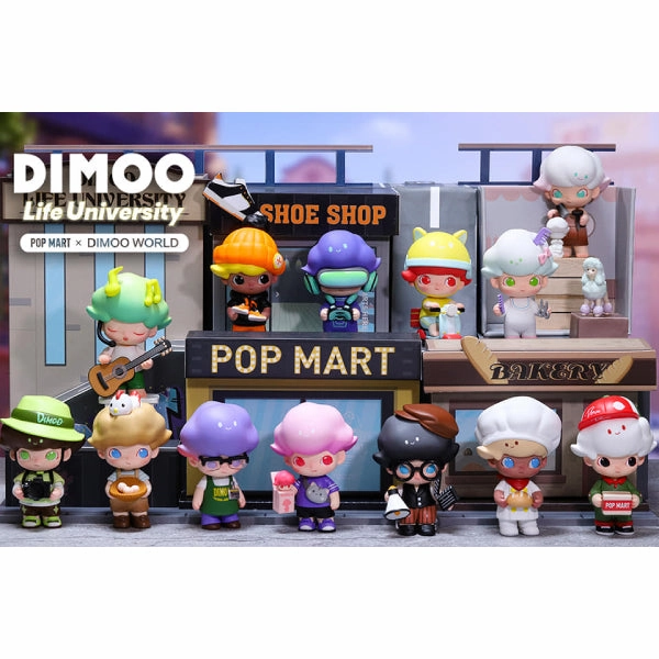 Animal Figure Assembly Required Pop Mart - Dimoo Life University Series Mini Figure