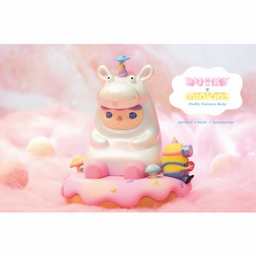 All Season Pop Mart - Fluffy Unicorn Baby Pucky x Minions Figure (14.3cm)