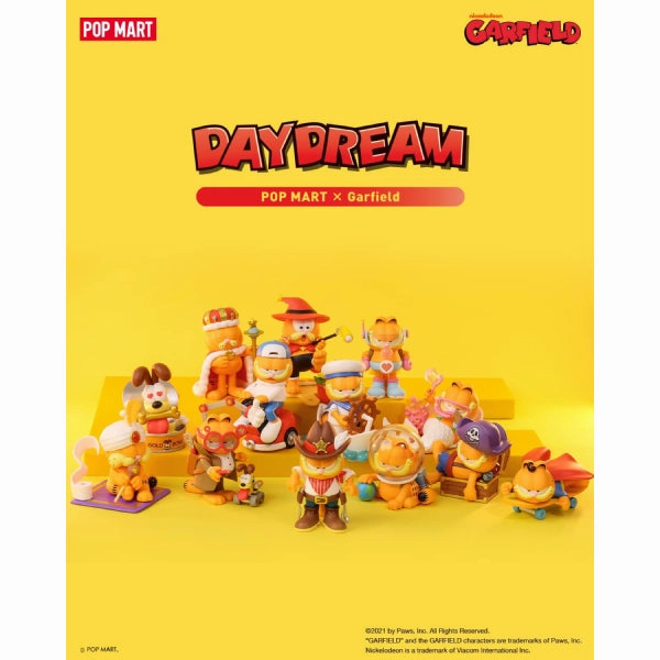 Collectible Sculpture Transforming Toy Pop Mart - Garfield Day Dream Series Blind Box Mini Figure