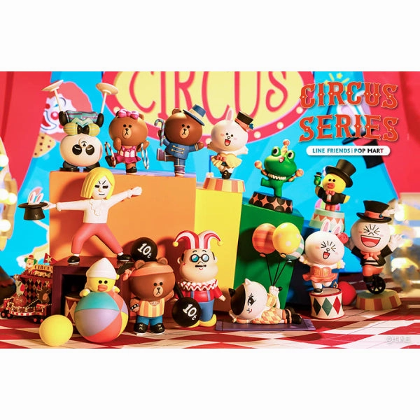 Avid Fan Pop Mart - Line Friends Circus Series Mini Figure