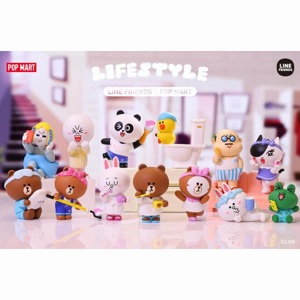 stress relief Designer Article Pop Mart - Line Friends Lifestyle Series Mini Figure