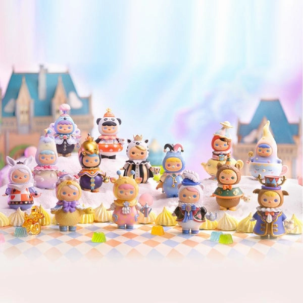 Pop Mart - Pucky elf Animal tea party series Mini Figure Luxury Collectible Felt Toy