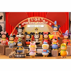 Robot Art Customizable Toy Pop Mart - Pucky Mickey Family Series Mini Figure