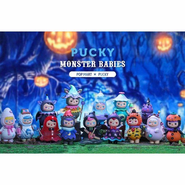 Designer Display Pop Mart - Pucky Monster Babies Holloween Series Mini Figure