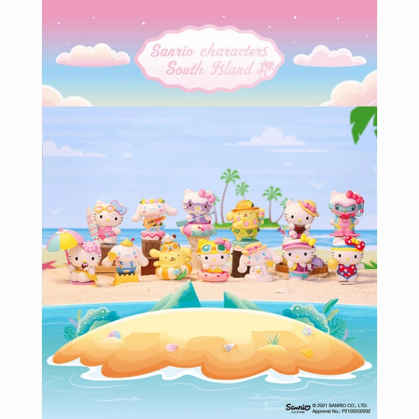 Inclusive Toy Pop Mart - Sanrio Characters South Island Series Mini Figure