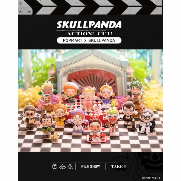 Collectible Figure Pop Mart - Skullpanda Action cut Series Mini Figure