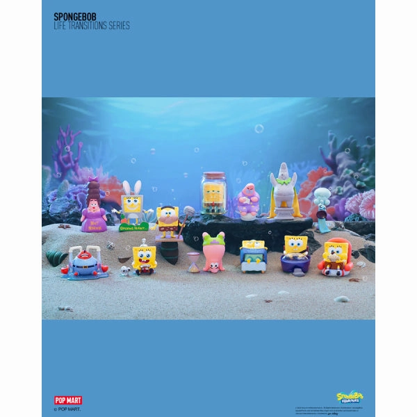 Pop Mart - SpongeBob Life Transitions Series Figures ???d???? Military Vehicle Anime Unit