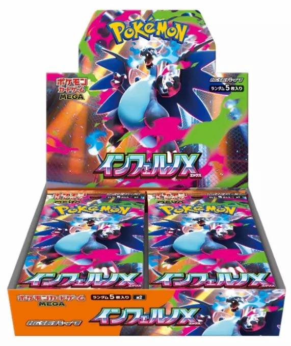 POKEMON - DISPLAY de 30 boosters MEGA INFERNO X M2 en japonais. vague 2  ( shrink ) Porcelain Doll