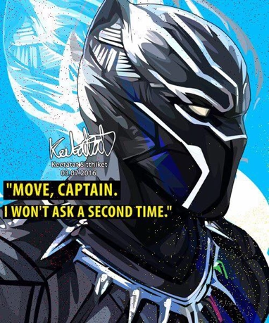 Pop Art Wall Decoration Drawing (Black Panther) Premium Toy Retro Game