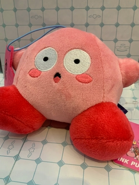 Sitting Pose Hoshi no Kirby 30th Anniversary Plush Keychain Panic Ver. (In-stock)