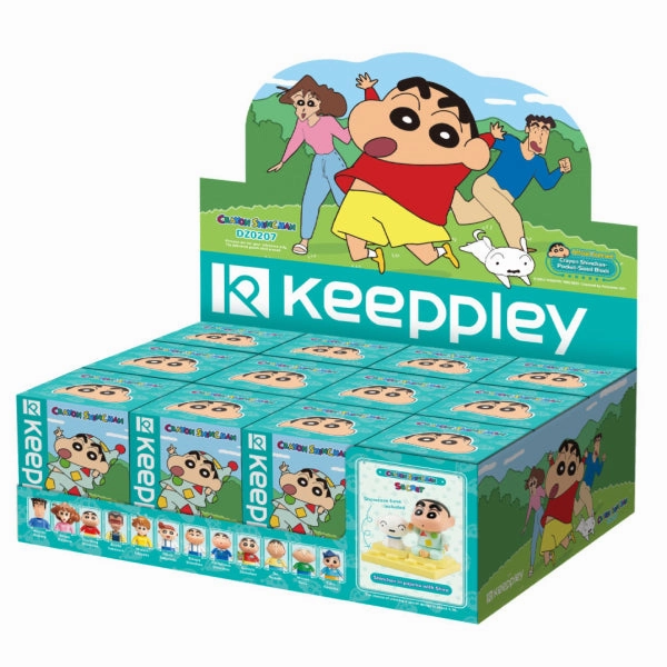 Qman - Crayon Shinchan Character Blind Box (box of 12) ?P?? ?e ?? Pre Columbian Leisure Activity