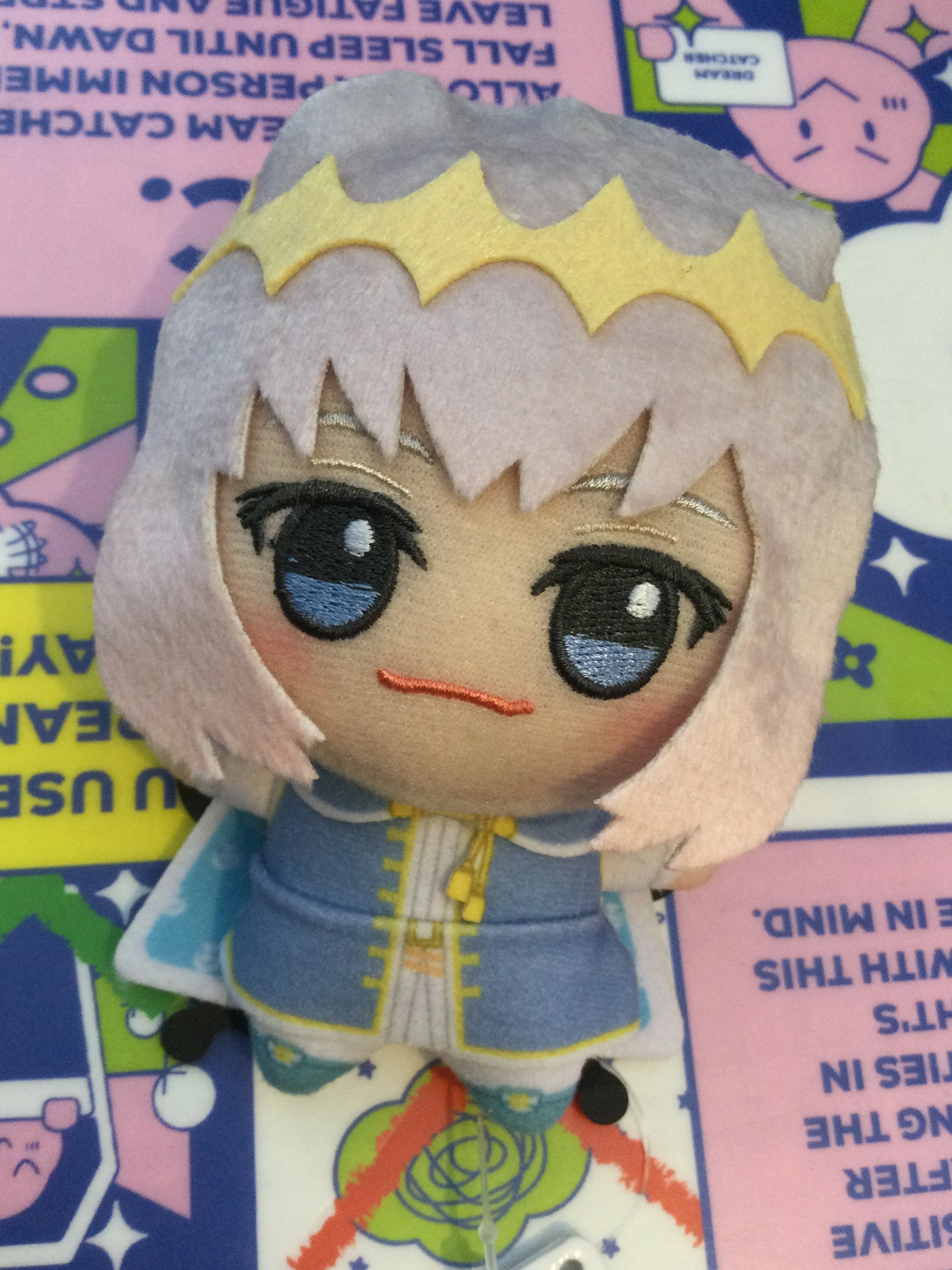 PVC Figure Limited Figure FGO Fate Grand Order Avalon le Fae Oberon Stage 1 Small Plush Keychain (In-stock)