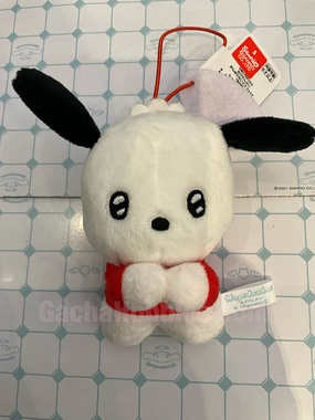 Pokemon Creature Sanrio Hapidanbui Pochacco Leisure Time Small Plush Keychain (In-stock)