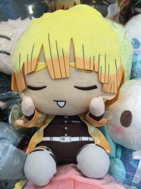 Kimetsu no Yaiba Demon Slayer Zenitsu Agatsuma Blushing Medium Plush (In-stock) Fantasy Quest Robot Toy