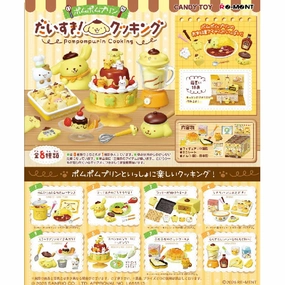 REMENT - POMPOMPURIN Cooking (set of 8) ??? ?????? PVC Model