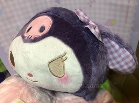 FuRyu Sanrio Character Kuromi Bunny Lying Down Medium Plush (In-stock) Book Character