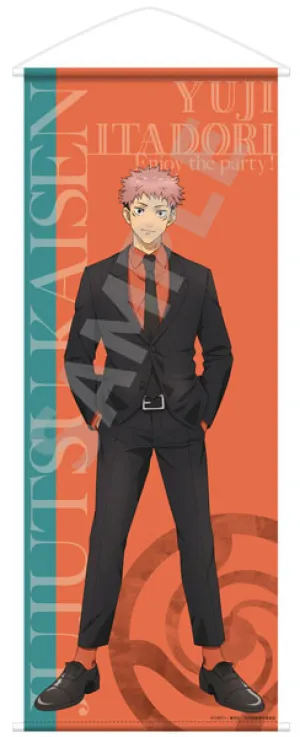Jujutsu Kaisen Life-size Wall Scroll Yuji Itadori Party ver. Message Option Historical Leader