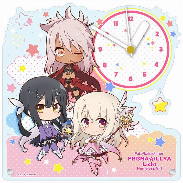 Movie "Fate/kaleid liner Prisma Illya Licht - The Nameless Girl" Puchichoko Acrylic Table Clock Miniature World