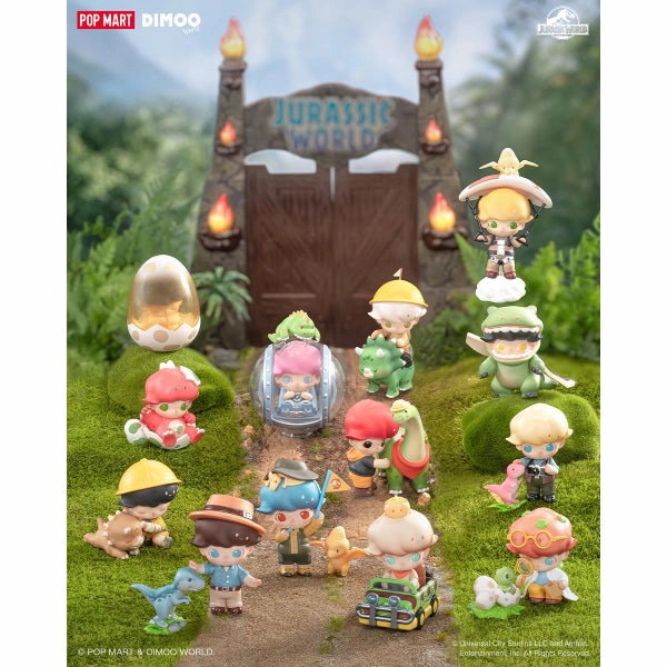 Pop Mart - Dimoo Jurassic World Series ?_?o???? ???? Diverse Representation Designer Collection