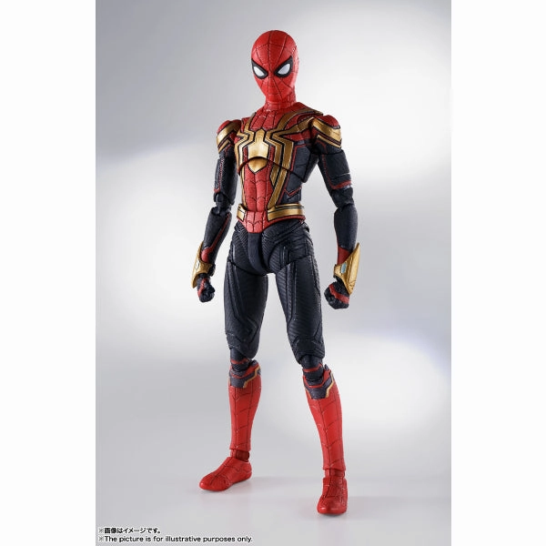 S.H.Figuarts Spider-Man (Integrated Suit) (SPIDER-MAN: No Way Home) Chibi Art Robot Merchandise