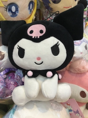 Sanrio Characters Black Kuromi Original Outfit Medium Plush (In-stock) Online Store
