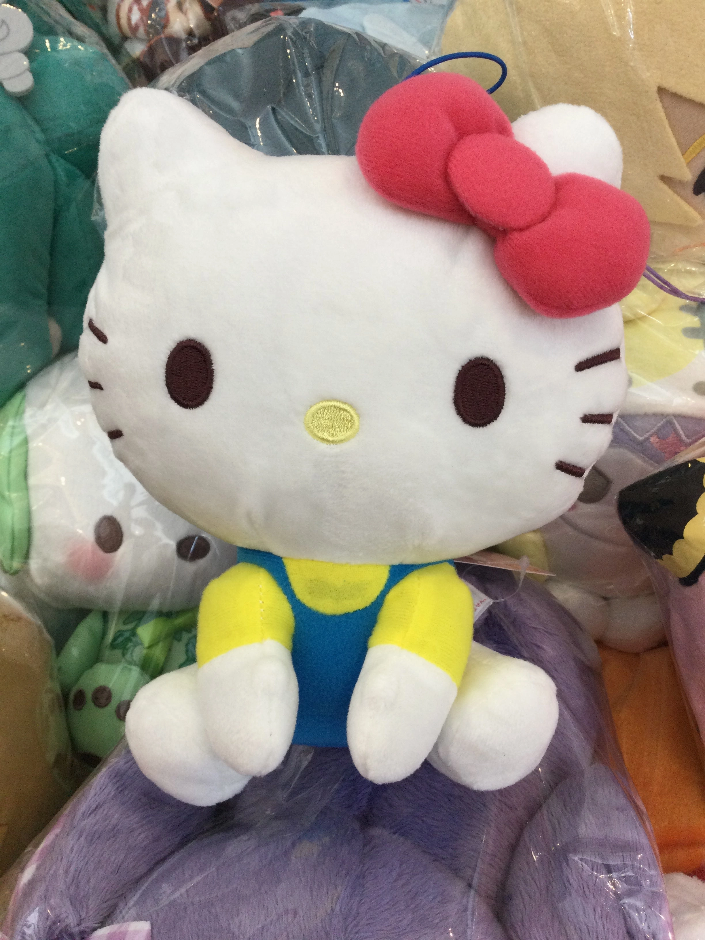 Geological Sample Sanrio Characters Hello Kitty Original Outfit Small Medium Plush (In-stock)