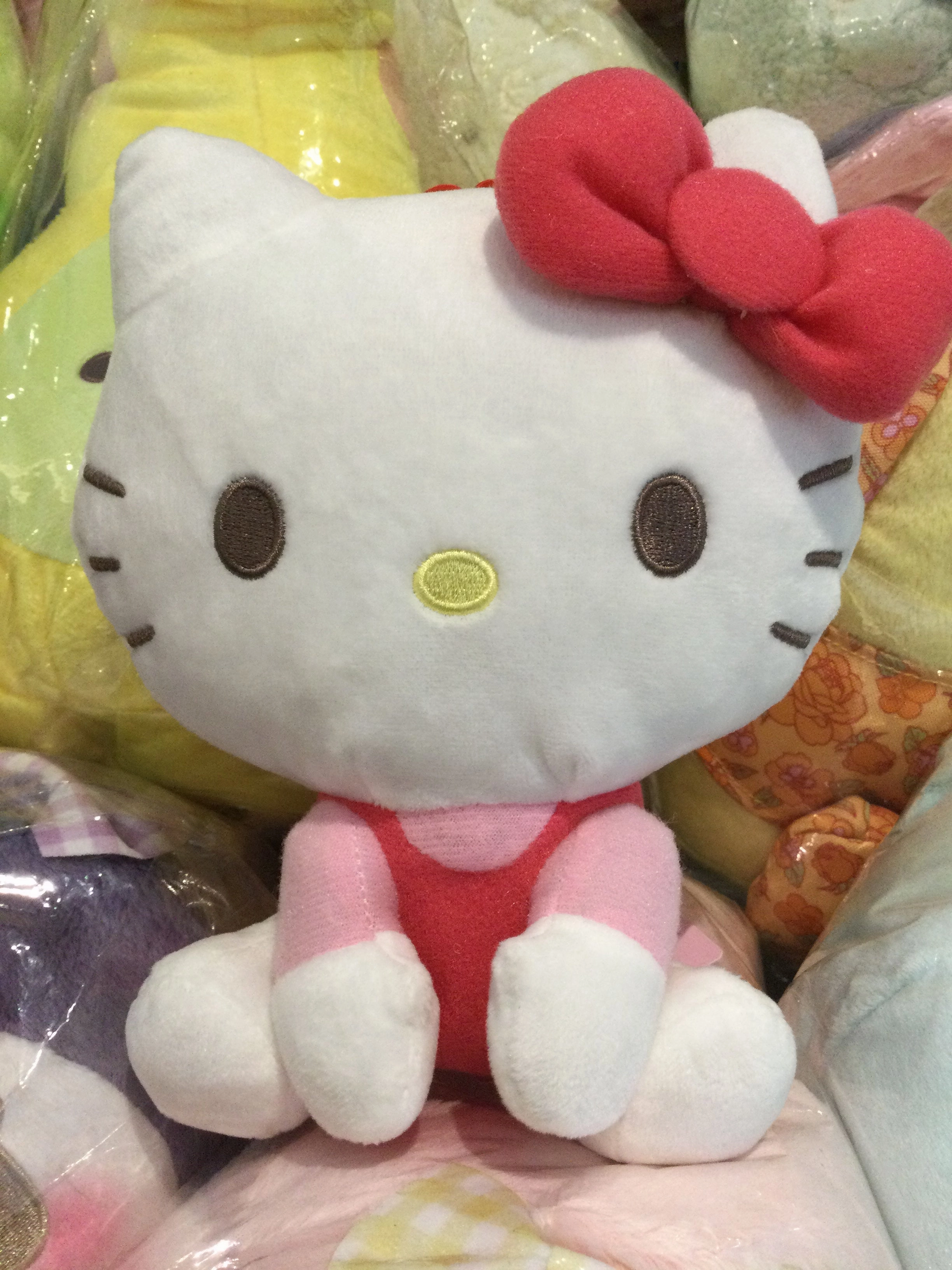 Movie Collection Sanrio Characters Hello Kitty Pink Outfit Small Medium Plush (In-stock)