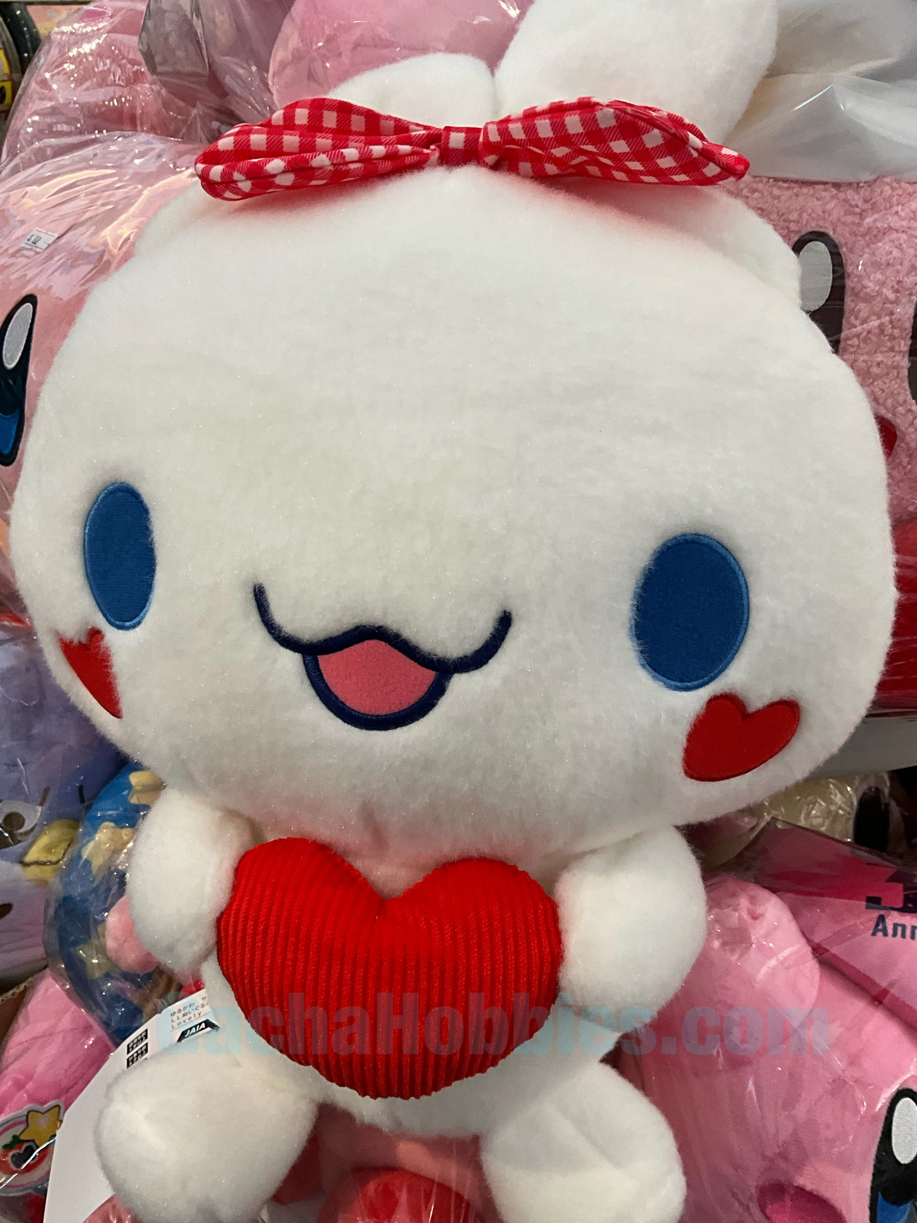 Vinyl Object Sanrio Cinnamoroll Cherry Heart Big Plush (In-stock)