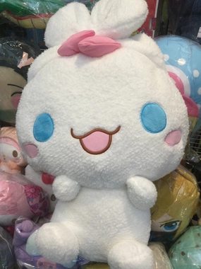Sanrio Cinnamoroll Pink Ribbon Big Plush (In-stock) Collectible Model Gaming Goods