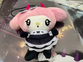 Sanrio Gothic Devil Melody Small Plush Keychain (In-stock) Modernist Sculpture