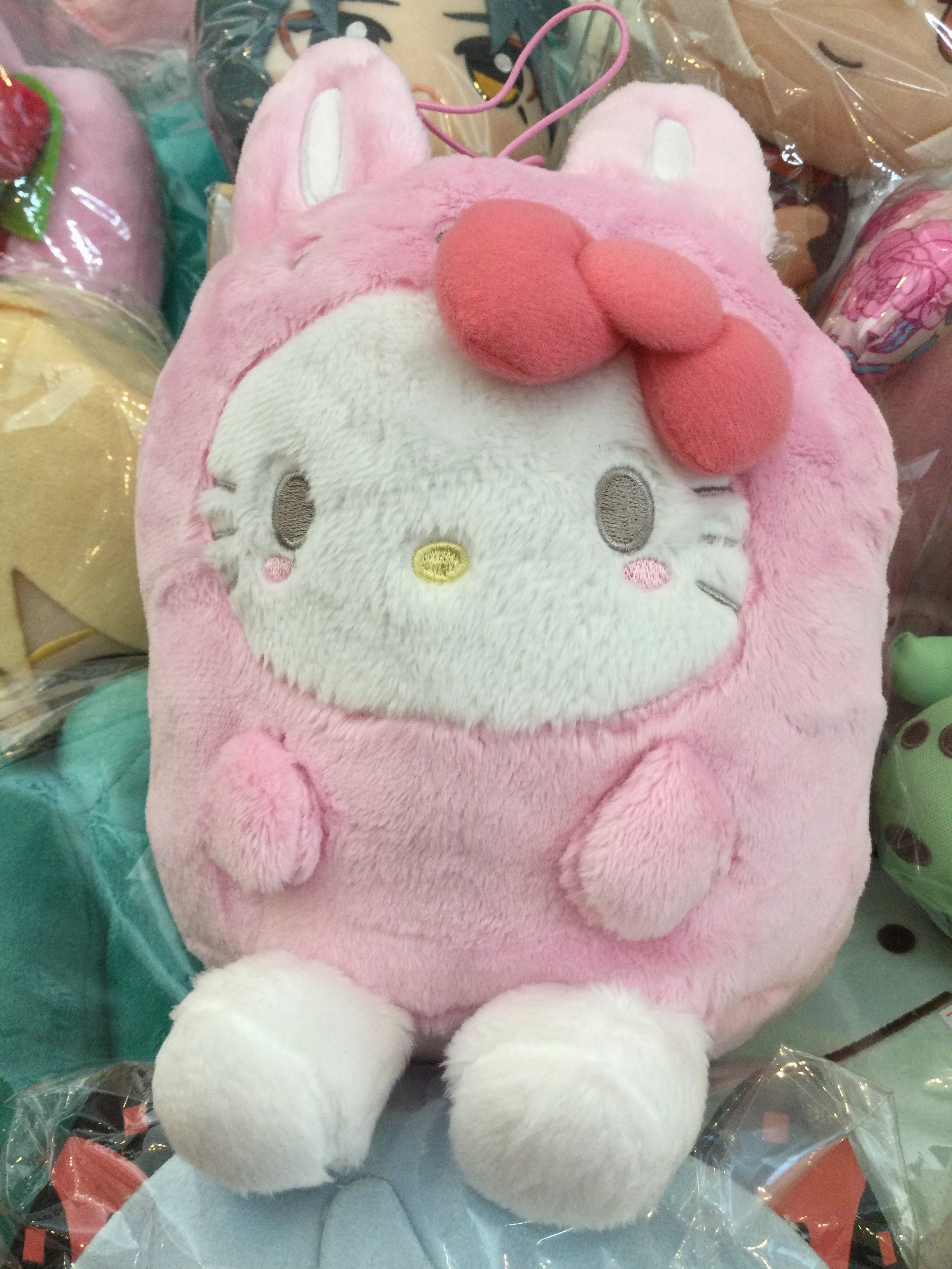 Fantasy Goods Sanrio Hello Kitty in Pink Bunny Costume Small Plush (In-stock)
