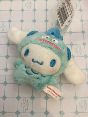 Sanrio Melody x Cinnamoroll Costume Small Plush Keychain (In-stock) Limited Collectible Fantasy Product