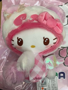 Sanrio Panda Hello Kitty Medium Plush Pink Angel Ver. (In-stock) Action Goods
