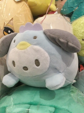Anime Figure Sanrio Pochacco in Blue Penguin Costume Mochi Small Plush (In-stock)